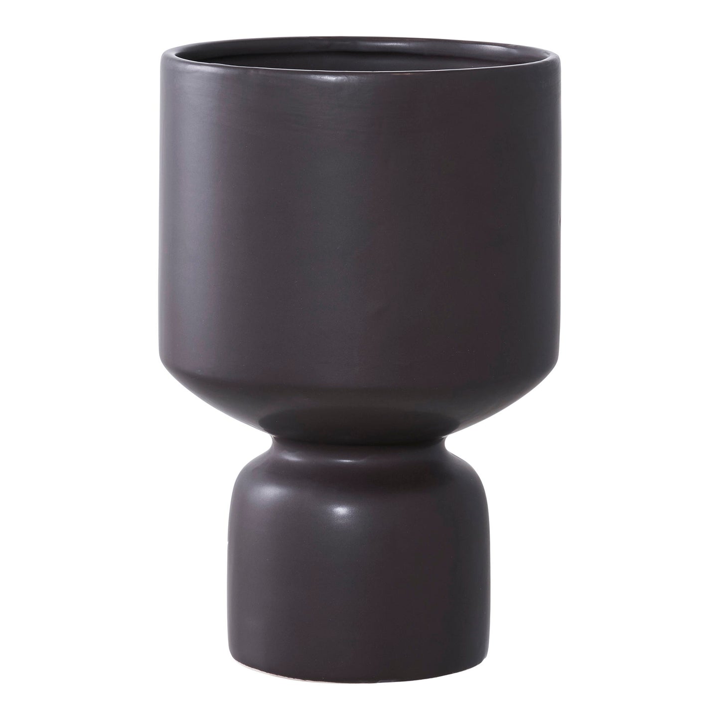 Blumentopf Schwarz