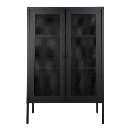 Melbourne Display Schrank  Schwarz, 80x120cm