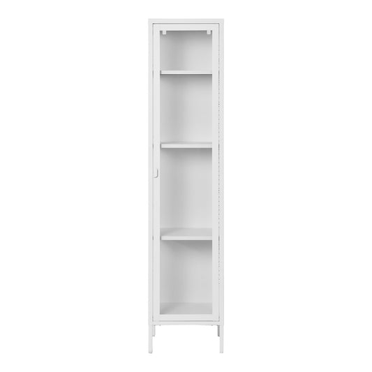 Brisbane Slim Display Schrank  Weiss, 40x180cm