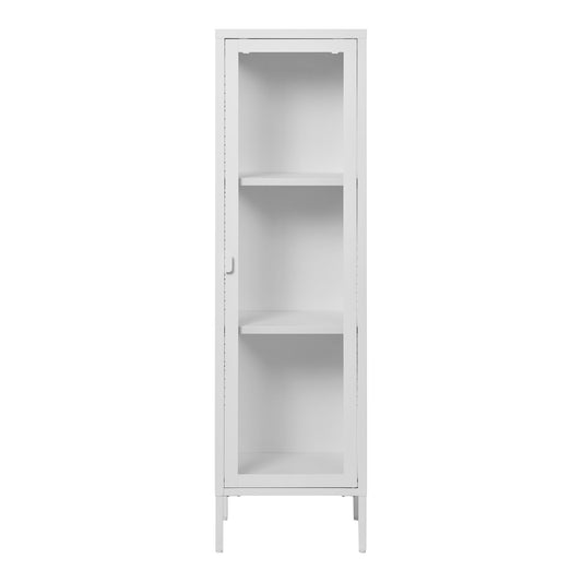 Brisbane Slim Display Schrank  Weiss, 40x140cm