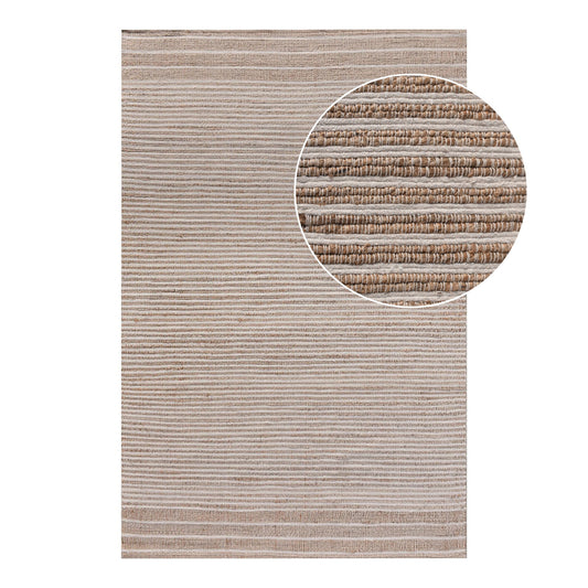 Malda Teppich  Natur / Elfenbein, 200x300cm