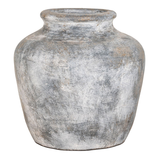 Santo Dekoration Vase  Antikes Hellgrau