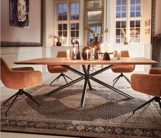 Esstisch Wildeiche Massiv – Design trifft Natur